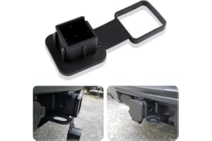 Universal Tow Hitch Cover Replacing 2”Hitch - Rubber Dust Cap & Car Decorations - Trailer Hitch Cover Compatible with Toyota 