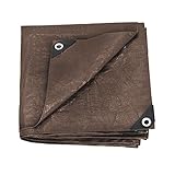 Stansport Reinforced Brown Rip-Stop Tarp, 12 x