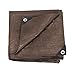 Stansport U-1012 Reinforced Rip-Stop Tarp, Brown - 10' x 12' primary