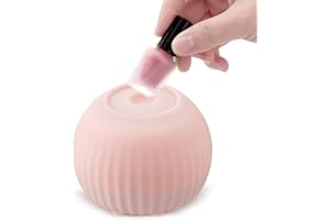 eLabPal Mini Vortex Mixer, 5000RPM Paint Shaker with 100 Pcs Mixing Balls, for Miniature Nail Polish Eyelash Acrylic Lab, Pink, Newly Upgraded Motor