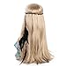 AWAYTR Feather Headband Indian Headpiece - Bohemian Tassels Girls hairband Festival Headwear For Women (Black)