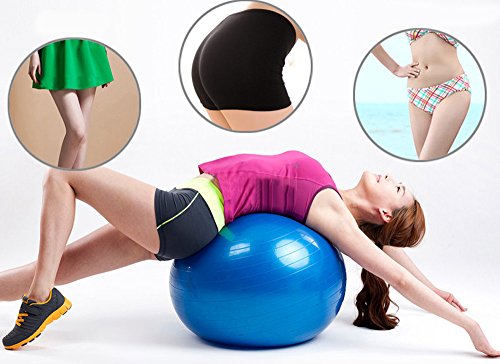 image for St.Dona Exercise Ball, 65CM Anti-Burst Fitness Exercise Stability and 