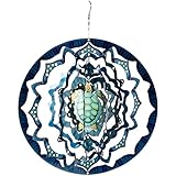 VP Home Mandala Turtle Kinetic Wind Spinners for