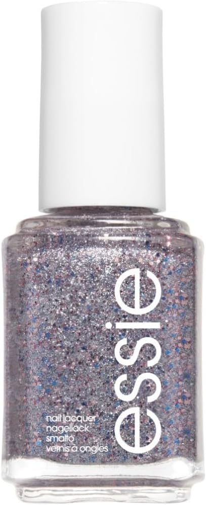 essie Original Nail Polish 511 Congrats Glitter Pink Silver 13.5 ml