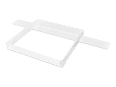 I Love My Kid Wickelaufsatz Baby weiß passend für breite Hemnes Kommode 160 cm