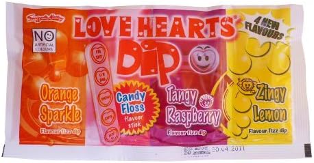 Love Hearts Sherbet Dip