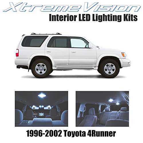 XtremeVision Toyota 4Runner 1996-2002 (6 Pieces) Cool White Premium Interior LED Kit Package + Installation Tool