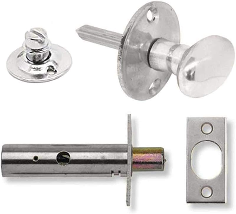 Yale P-M44T-CH Door Security Bolt with Thumbturn Chrome Pack of 1