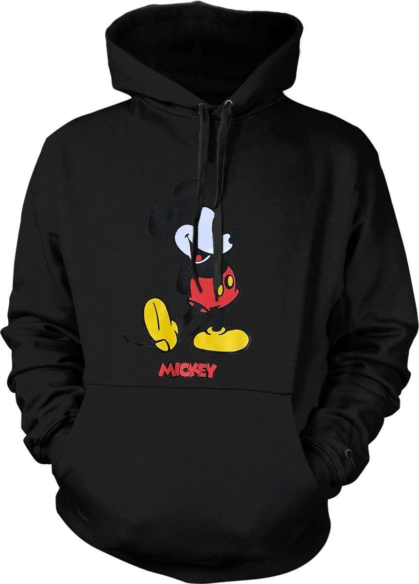 Mickey Mouse Hoodie Disney Graphic Adult Cool Pullover Hooded Sweatshirt