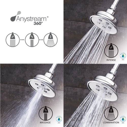 Speakman S3013 Assana Anystream High Pressure Adjustable Shower Head