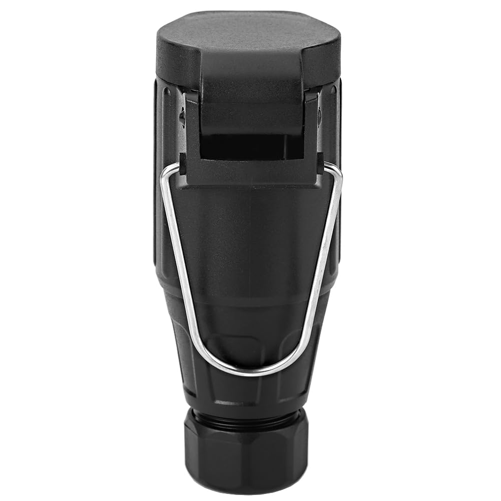 13-Pin Trailer Plug, Plastic 12V 13 Pin Trailer Socket Wiring Connector Adapter for Caravan Towbar Towing other instruments