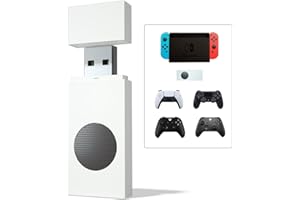 CLOUDREAM Switch Controller Adapter for Nintendo Switch Console, Support PS4 PS5/ Xbox One S Series Elite 2 Play on Nintendo Switch