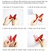 Ewong Butterfly Wall Decals - 72PCS 3D Butterflies Home Decor-Stickers, Removable Mural Decoration for Girls Living Room Kids Bedroom Bathroom Baby Nursery, Waterproof DIY Art (5 Color+1colorful)