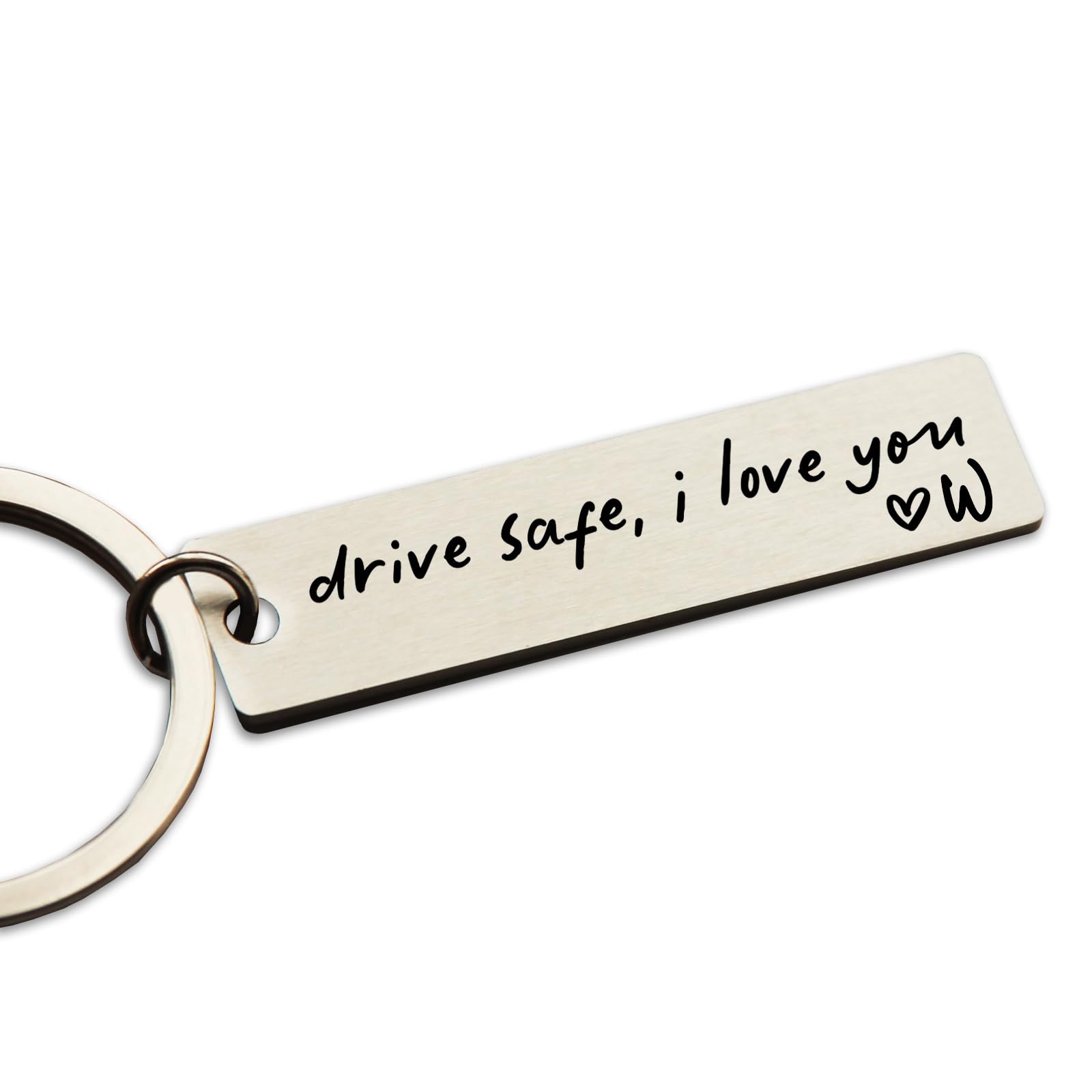 HubbgDesign Key Chain Drive Safe I Love You