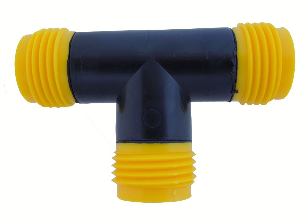 Mr. Drip .580 Soaker Hose Tee, Bag of 25