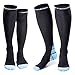 Cambivo 2 Pairs Compression Socks for Women & Men, fit for Running, Athletic Sports, CrossFit, Flight, Travel, Pregnancy, Nurses, Enhance Circulation & Speed-up Muscle Recovery (20-30 mmHg)