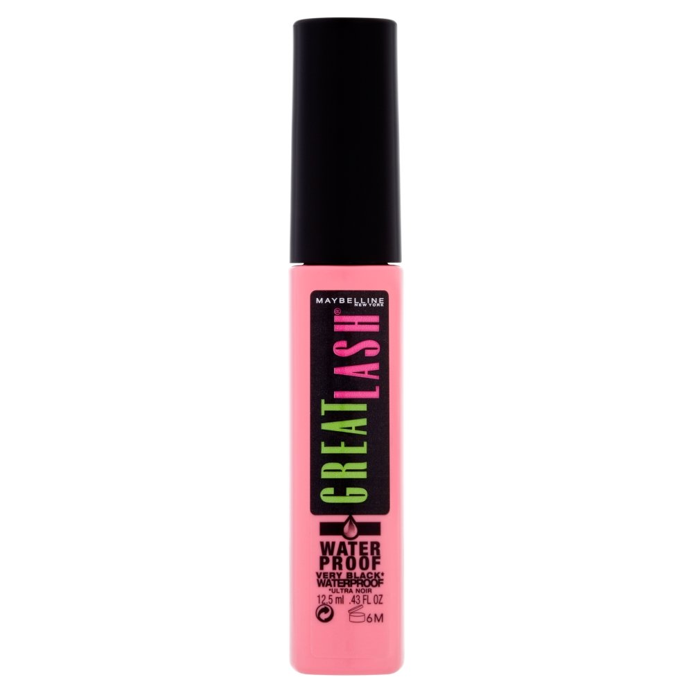 Maybelline Mascara Great Lash WTP Very Black, 12.5ml