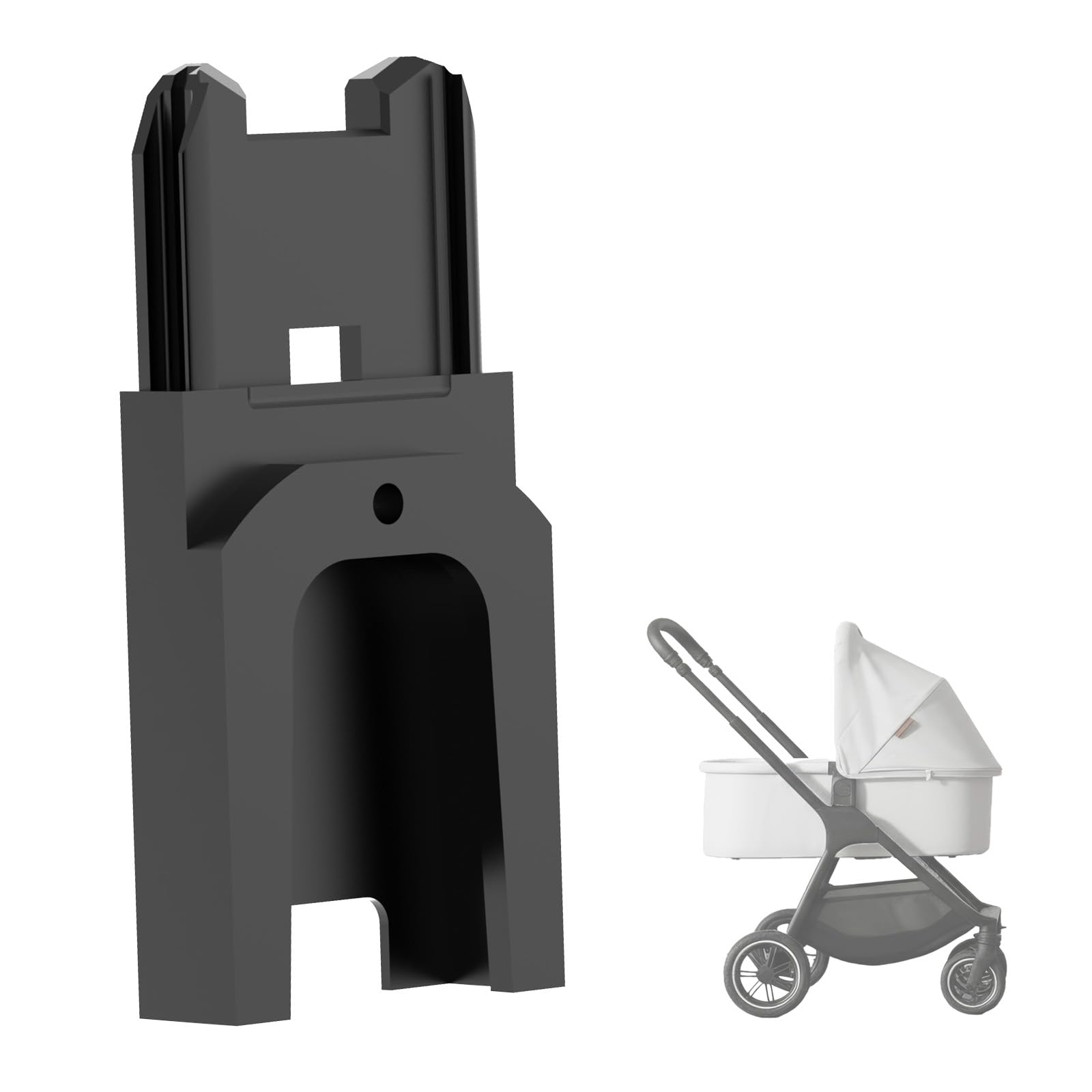 Photo 1 of 2-Pack Connector for Uppababy V1/V2/V3 Bassinets, Compatible with Nuna Triv Next & Swiv Strollers?Quick and Secure Installation, Strong and Sturdy,Upgrade Your Stroller Experience
