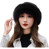 BSYLOO Thickened Faux Fur Warm Hat, Luxurious Women’s Faux Mink Mongolian Hat, Versatile New Winter Beret for Women Girls