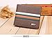 Wallet,toraway Business Striped Billfold Leather Wallet Men Purse Bifold