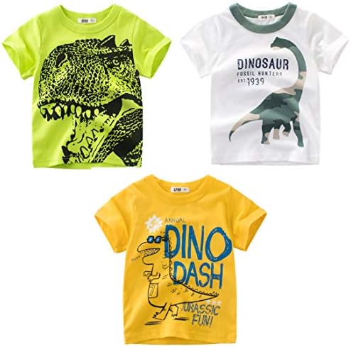 Jumping Joeys Boy's Cotton T-Shirt - Pack of 3