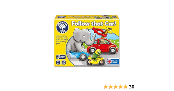 orchard toys follow that car