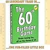 The 60th Birthday Game: a fun gift or present specially for people turning sixty. Also works as an amusing little 60th…