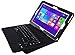 Toshiba Encore 2 WT10-A32 keyboard case, VSTN ® High quality Detachable Bluetooth Keyboard Portfolio Case for Toshiba Encore 2 WT10-A32 / A264, Tablet is not include. ( Black )