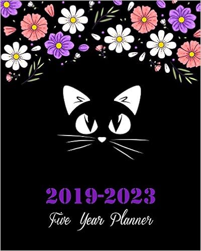 2019-2023 Five Year Planner: Pretty Cat Cover, 8