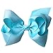 XIMA 25pcs Baby Girl Grosgrain Ribbon 6'' Large Hair Bows With French Clips For Teens Kids Barette For Accessory (With French clip)