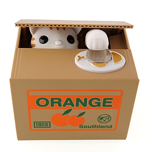 Balai Cat Kitty Bank Saving Box Automatic Stealing Coin Sweet Gifts (5990708311681)