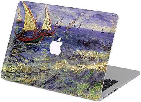 Fit for New MacBook Pro 13" with Retina Display A1706/A1708/A1989 with/without Touch Bar Touch ID (NEWEST Release 2016) Customized Famous Painting Water Resistant Hard Case (Sailboat)