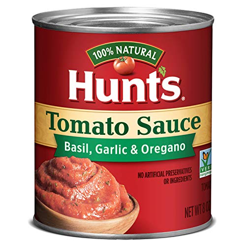 Hunt's 100% Natural basil, garlic&oregano tomato sauce (027000391037)