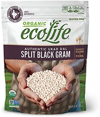 ecoLife Organic Split Gram, Black, 2 Pound