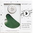 Mount Lai - The Revitalizing Jade Gua Sha Essentials Bundle - For Anti-Aging | Holiday Gua Sha Set | Facial Balm & Gua Sha Kit