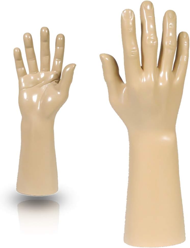Pacific A1 Inc. Male Mannequin Hand Display Stand for Jewelry