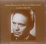 ADOLF BUSCH PLAYS BACH AND BEETHOVEN IN WARTIME NY image