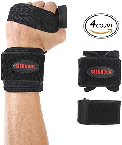 Wrist Braces SIENBOUG Wrist Support Wrap Wrist Compression Strap and Support Hand &amp; Wrist Braces for Volleyball Badminton Tennis Basketball Weightlifting - For Women and Men(1 Pair)