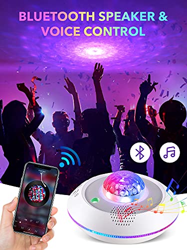 Galaxy Projector, Star Projector Night Light for Kids, 41modes Star Light with Remote, Bluetooth Music Galaxy Light for Adult Bedroom Children Christmas Gifts