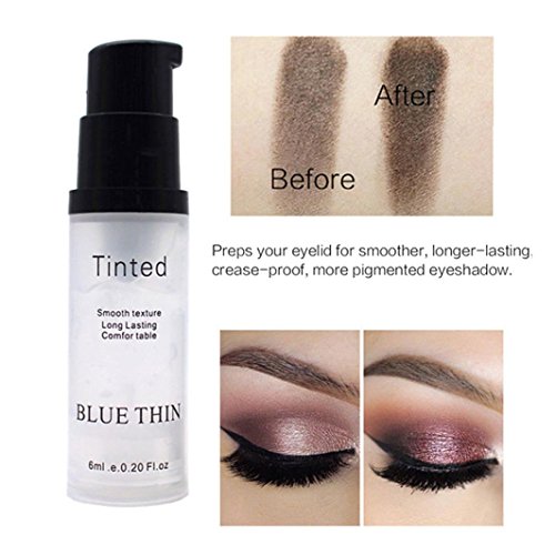 Eyeshadow Primer Base Matte Waterproof Eyeshadow Primer Long-Lasting Eye Primerfor Oily Lids- 6ML (Eyeshadow Base 1)