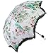kilofly Anti-UV Folding Travel Parasol Vintage Floral Rain Sun Shade Umbrella