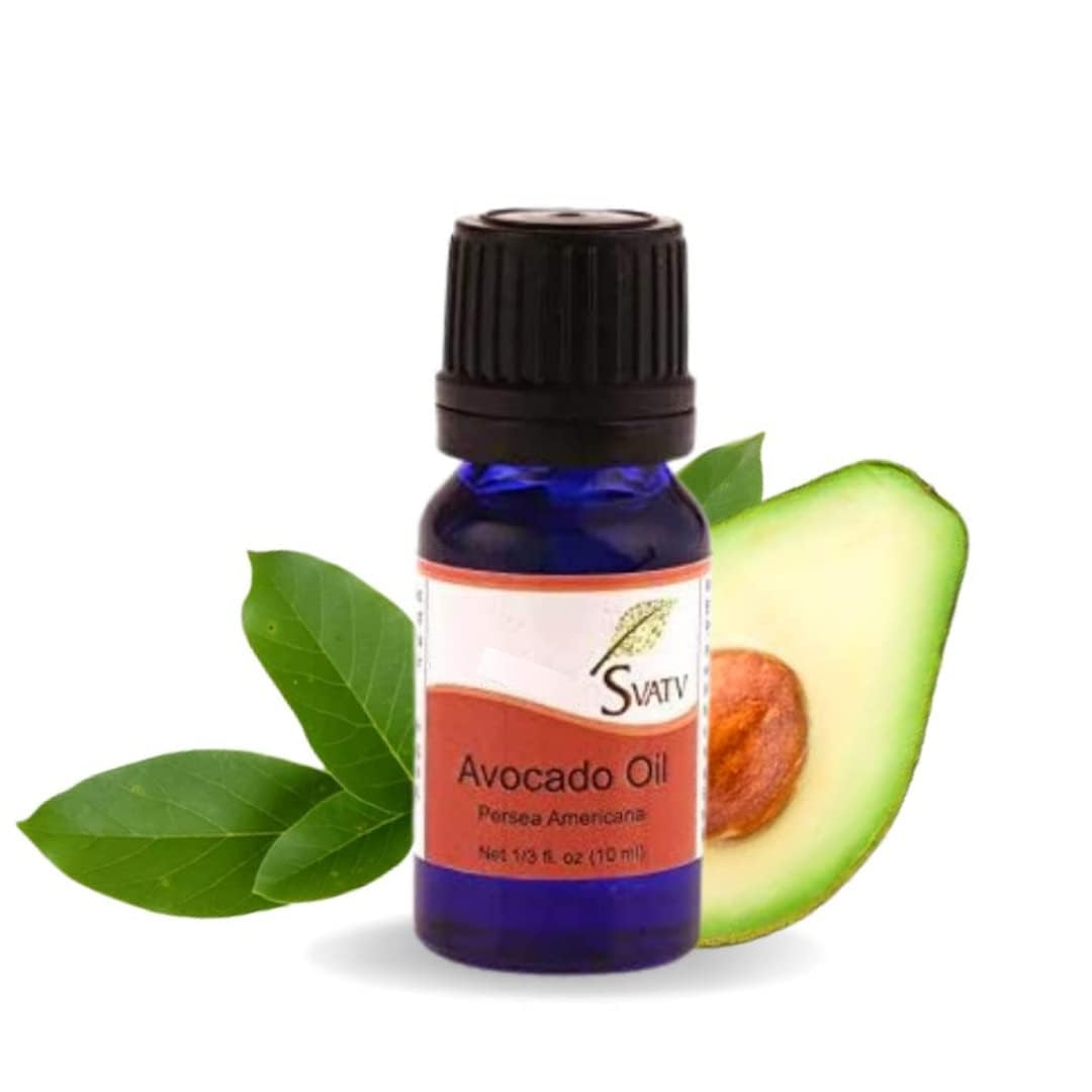 SVATV Avocado Essential Oil For Natural Yoga Massage & Meditation, Room Freshness - Aroma Therapy - Therapeutic Grade Oil, DIY Personal Care - 10ml