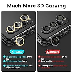 [3+1PCS] Tensea for Samsung Galaxy Z Fold 4 Camera