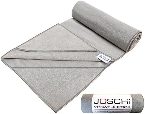 #1 Yoga Towel + FREE Ebook. Anchor-Fit Corners, Non Slip, No Bunching, Ultra Absorbent, Premium, Hygienic Microfiber. Protect Your Yoga Mat, Improve Your Grip. Bikram, Power Vinyasa, Hot Yoga, Pilates
