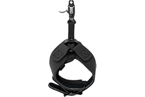 B3 Archery Rival Flex Double-Caliper Aluminum Bow Release Aid | Curved Trigger Design & Anodized Jaws | Archery Gear