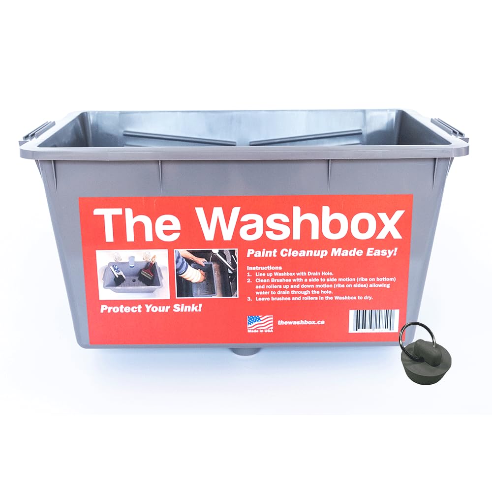 Photo 1 of ***MINOR DAMAGE*** The Washbox Paint Tray for Brush Clean Up Large Insert for Sinks to Make Paint Cleanup Easy