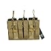 LogLife Tactical Triple Magazine Pouch (Hold 6 Mags) Mag Pouch Bag Holster Black CB Multicam (CB)