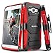 Galaxy J7 (2015) Case, Evocel [New Generation Series] Belt Clip Holster, Kickstand, & Dual Layer for Samsung Galaxy J7 (Model No J700), Red (EVO-SAMJ7-XX03)