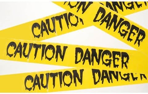 Halloween Caution Tape - Caution-danger - 40 Foot (Yellow) by nknown