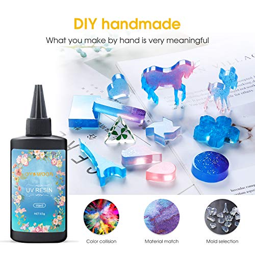 UV Resin Hard Type Crystal Clear Glue Ultraviolet Curing (65g) Pricepulse